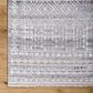 Surya Pompei Gray, White, Dark Brown, Taupe and Light Gray 10" x 14" Area Rug, , large