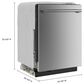 Maytag 24" Built-In Dishwasher with PowerBlast Cycle and PowerDry in Fingerprint Resistant Stainless Steel, , large