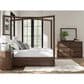 Ashley Dilenno King Canopy Bed in Dark Brown, , large