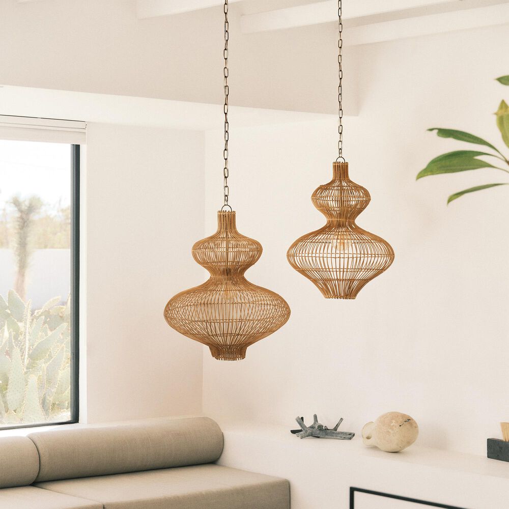 Troy Lighting Irvine 20" 1-Light Pendant in Patina Brass, , large