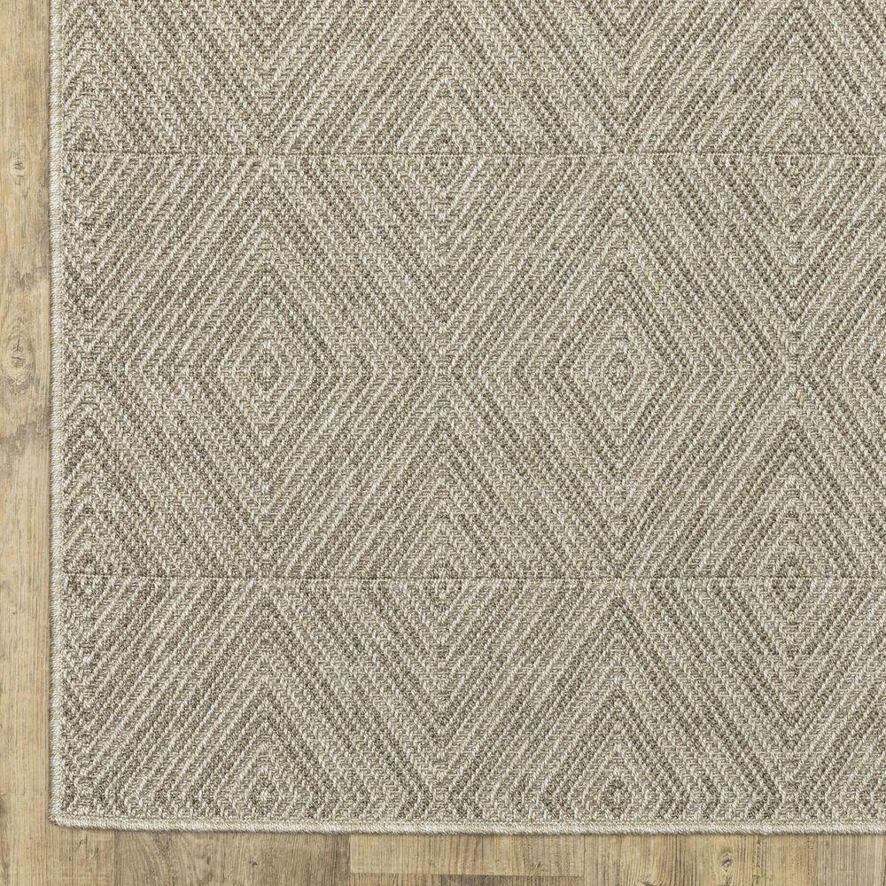 Oriental Weavers Caicos CA08A 7&#39;10&quot; x 10&#39; Grey Area Rug, , large