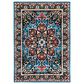 Safavieh Riviera 7"9" x 10" Blue and Black Area Rug, , large