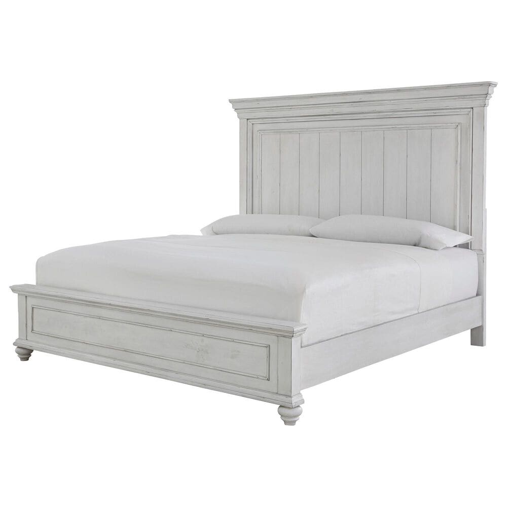 Ashley Kanwyn 3 Piece Queen Bedroom Set in Whitewash, , large