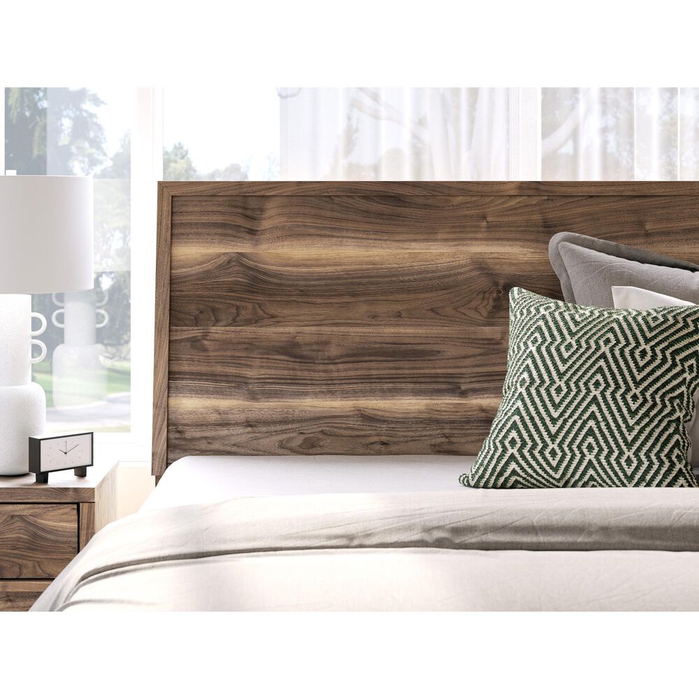 Ashley Chirason King Panel Bed with Storage in Brown, , large
