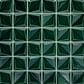 Dal-Tile Artefino Vintage Jade 2" Floret on 12" x 12" Porcelain Mosaic Sheet, , large