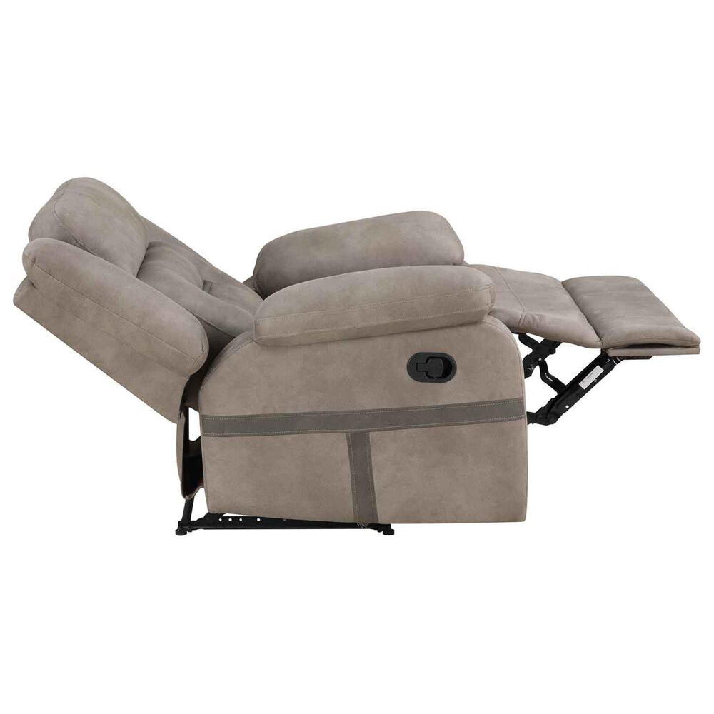 Steve Silver Abilene Manual Recliner in Tan, , large