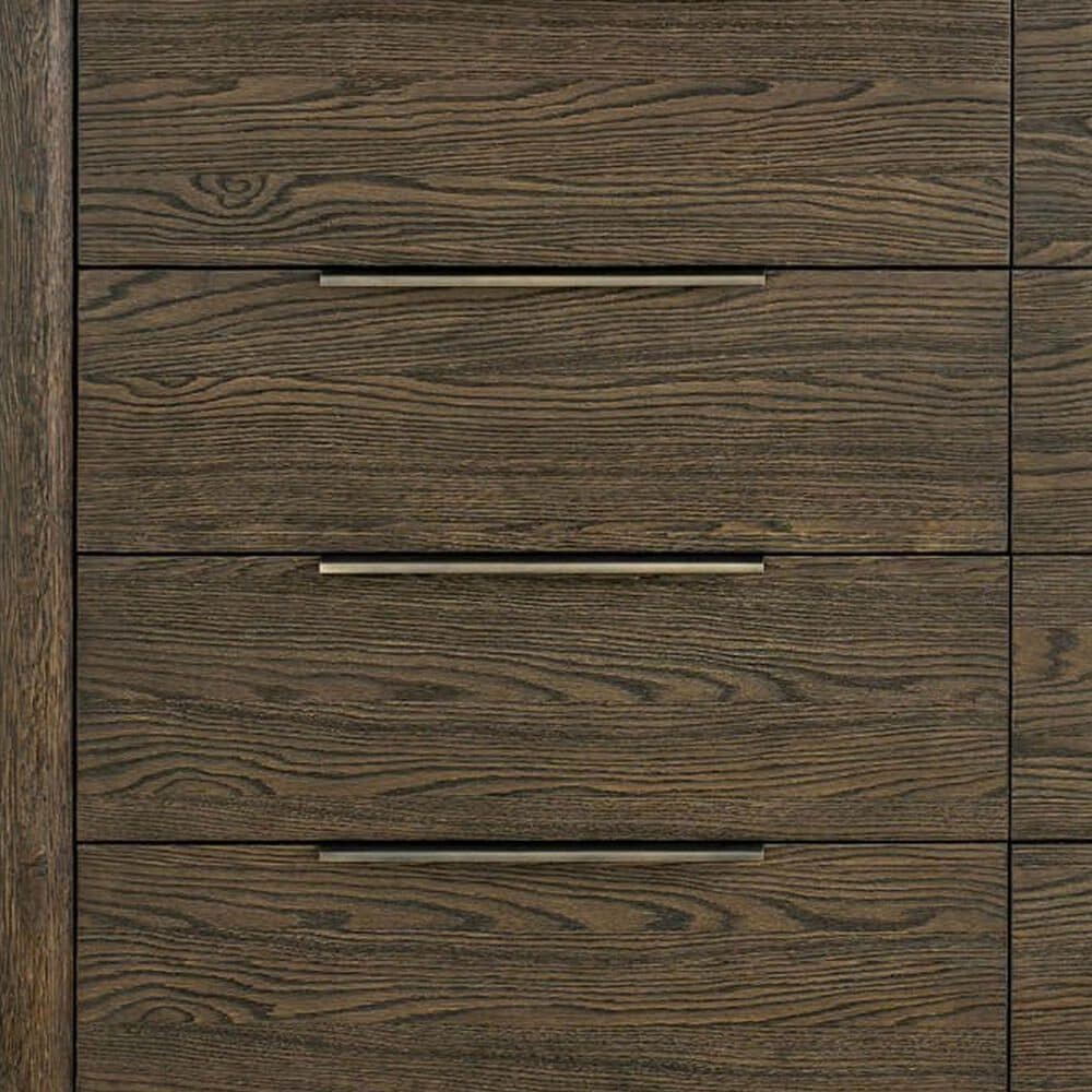 Furniture Worldwide Modern 4-Piece King Panel Bedroom Set in Sable with USB Ports and Outlets, , large
