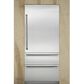 Viking Range 36" Built-In Bottom Freezer Refrigerator Right Hinge in Stainless Steel, , large