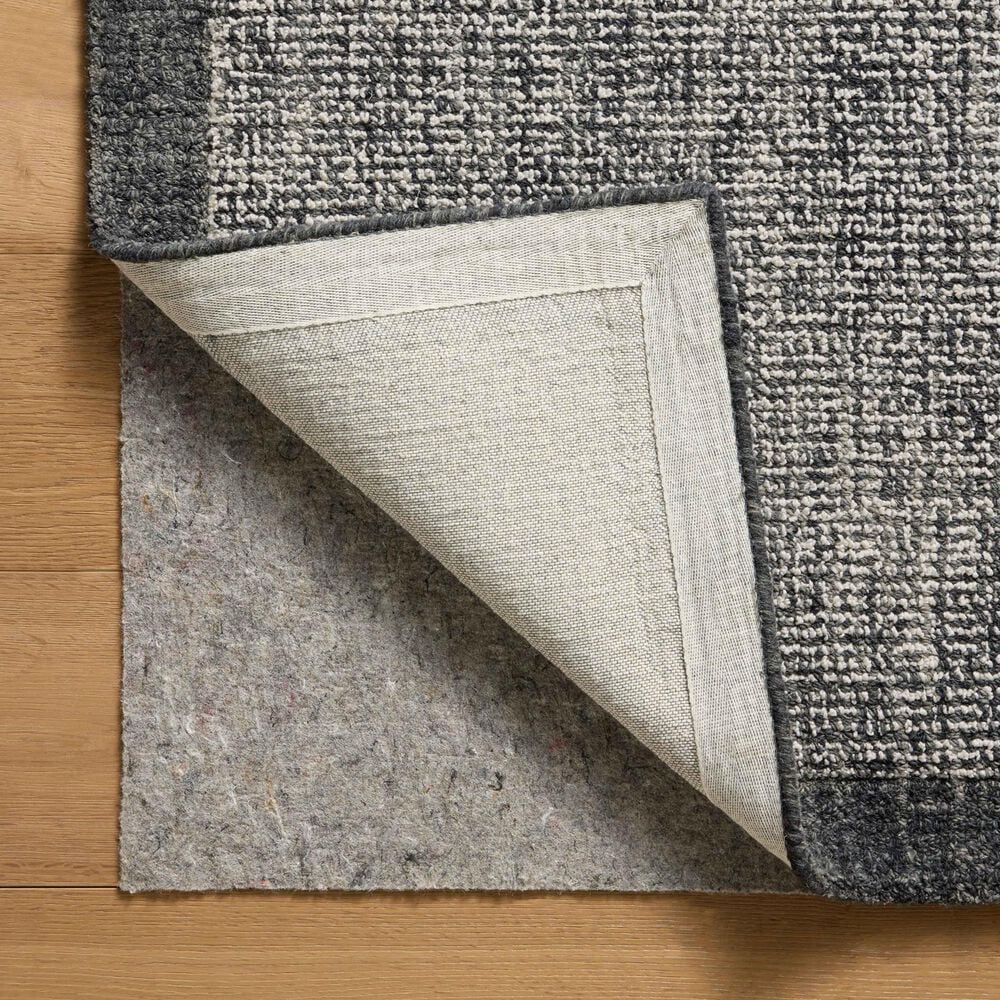 Magnolia Home Henley Ivory and Charcoal 7&#39;9&quot; x 9&#39;9&quot; Area Rug, , large