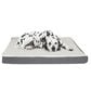 Timberlake Petmaker Large Orthopedic Sherpa Top Pet Bed in Gray, , large