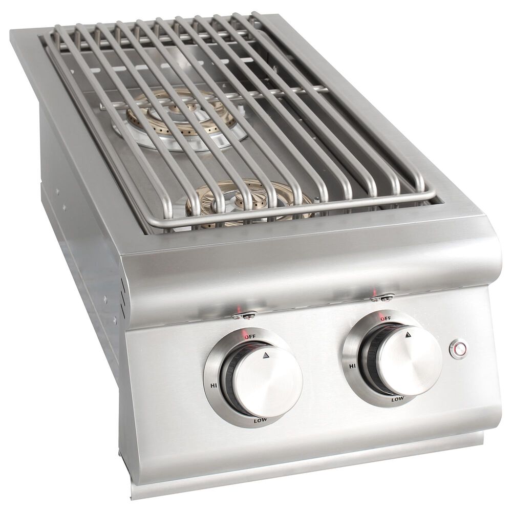 Blaze 12&quot; Built-In LTE Natural Gas Double Side Burner with Lights in Stainless Steel, , large