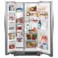 Whirlpool 22 Cu. Ft. Wide Side by Side Refrigerator in Stainless Steel, , large