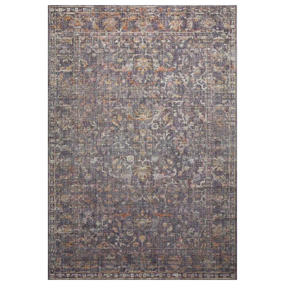 Chris Loves Julia x Loloi Rosemarie 11"6" x 15"6" Graphite and Multicolor Area Rug, , large
