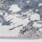 Safavieh Century 8" Round Grey and Blue Area Rug, , large