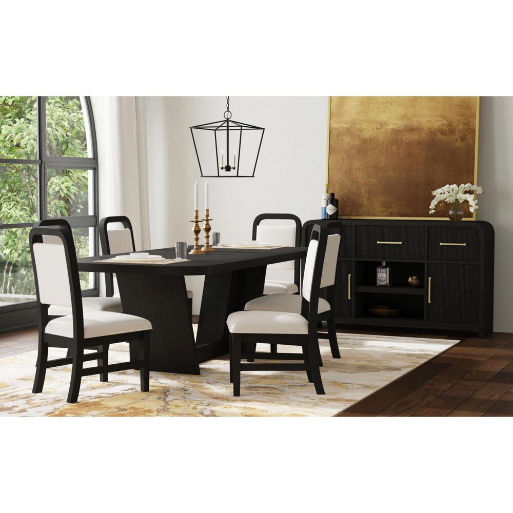 Mayberry Hill Ridgemont Dining Table in Black - Table Only, , large