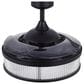 Beacon Lighting Corbelle 48" Retractable Blade with Smoke Blades Ceiling Fan in Antique Black, , large