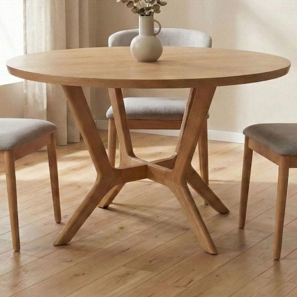 37B Dover Dining Table in Light Oak - Table Only, , large
