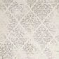Nourison Damask DAS03 8" x 10" Ivory Area Rug, , large