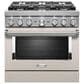 KitchenAid 36" Professional Dual Fuel Range in Matte Milk Shake, , large