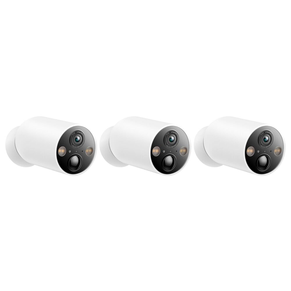 TP-Link Smart Wire Free Indoor/Outdoor Security Camera in White (Set of 3), , large