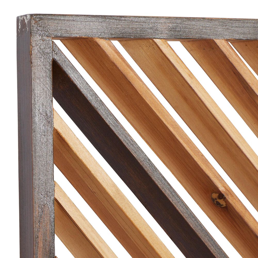 Maple and Jade 35&quot; x 12&quot; Wall Decor in Brown &#40;Set of 3&#41;, , large
