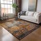 Dalyn Rug Company Nouveau NV18 10" x 14" Paprika Indoor/Outdoor Area Rug, , large