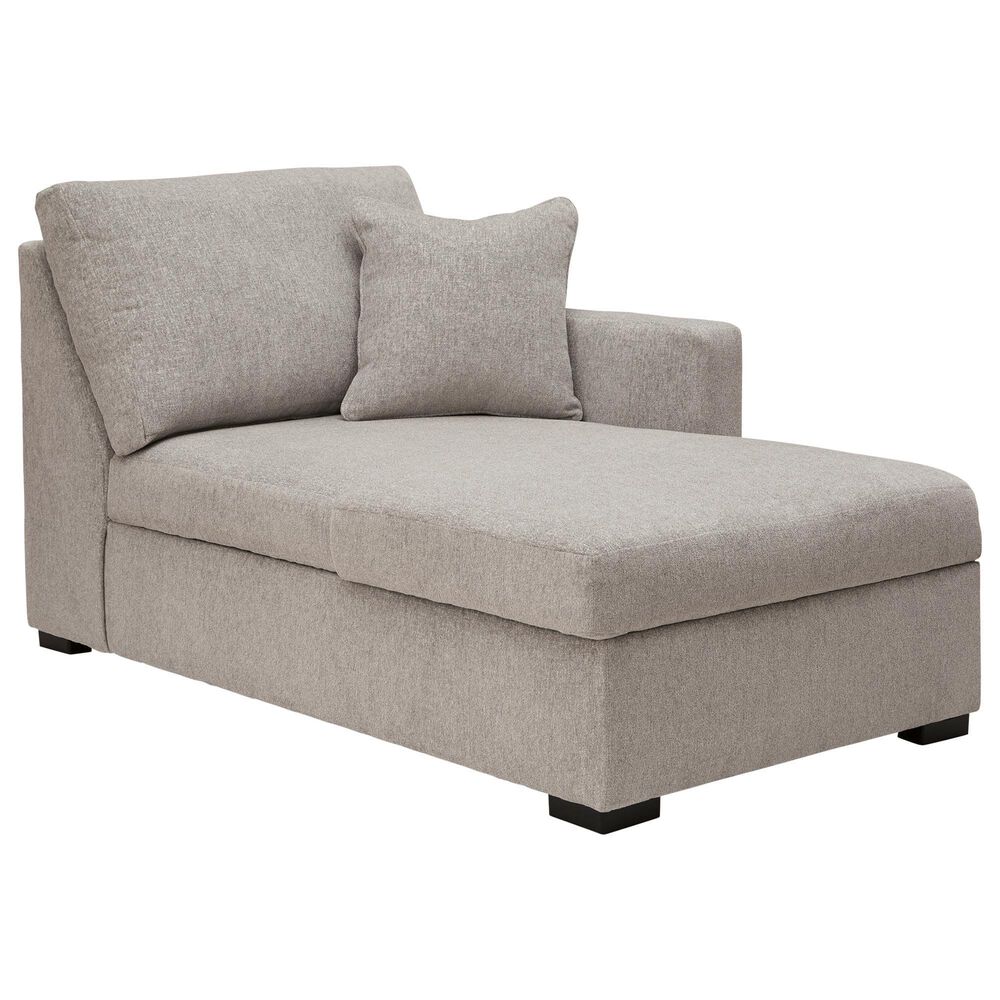 Ashley ModMax Luxe 4-Piece Symmetrical Sectional with Double Chaise in Flint, , large