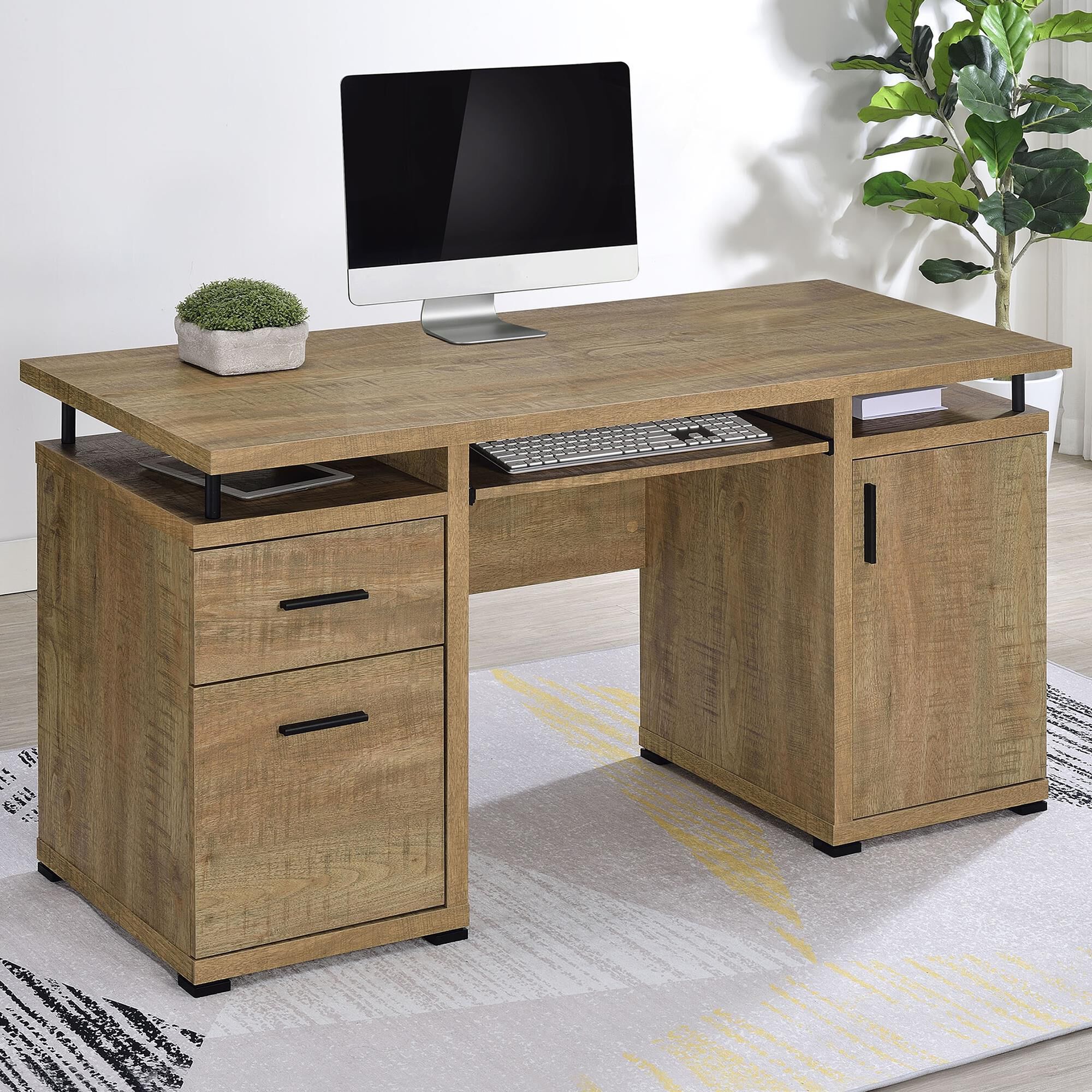 Pacific Landing Tracy Computer Desk in Mango