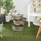 Maple and Jade 26" Farmhouse 3-Tier Tub Fountain in Gray, , large