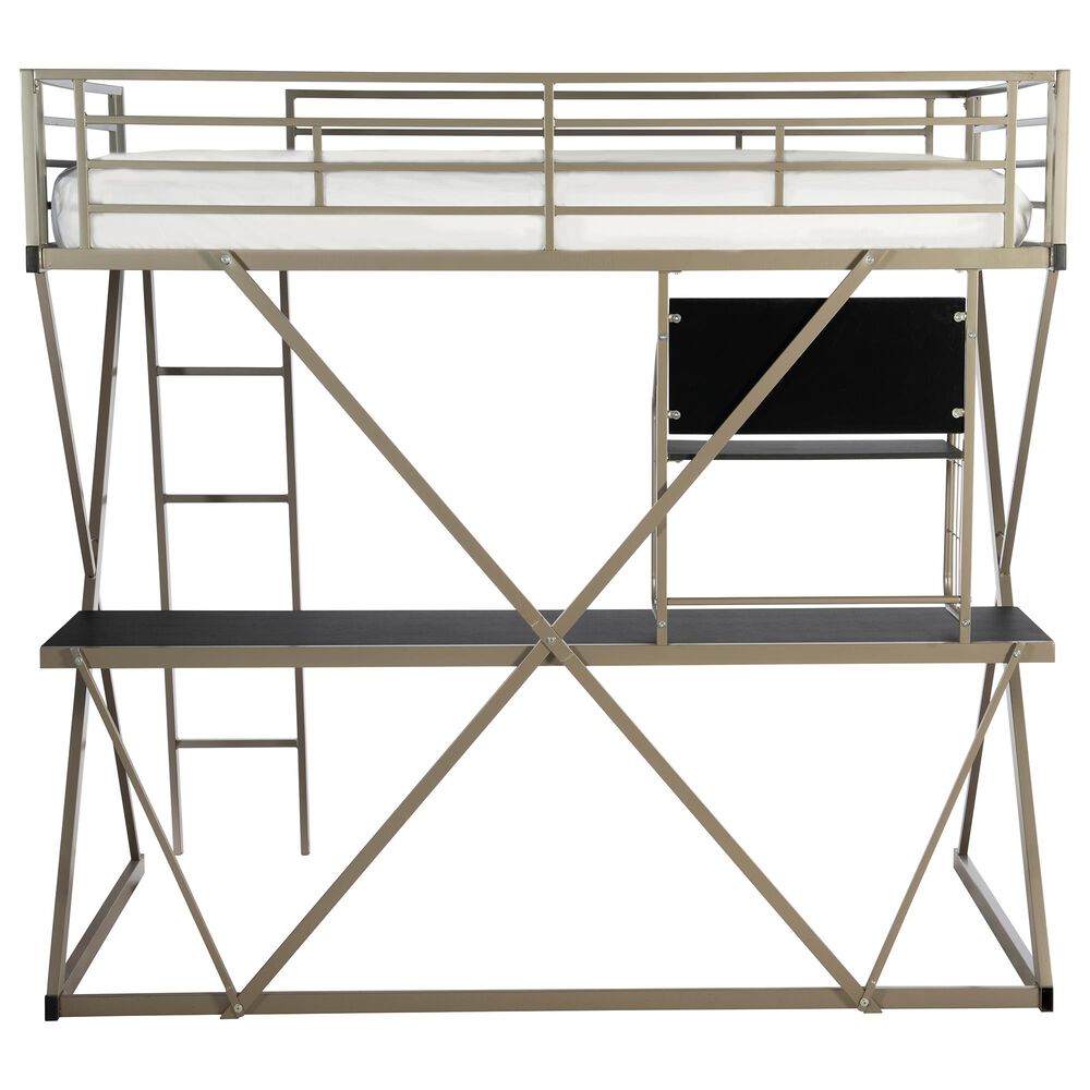 Parkerville Furniture Line Twin Z-Loft Bed in Pewter, , large