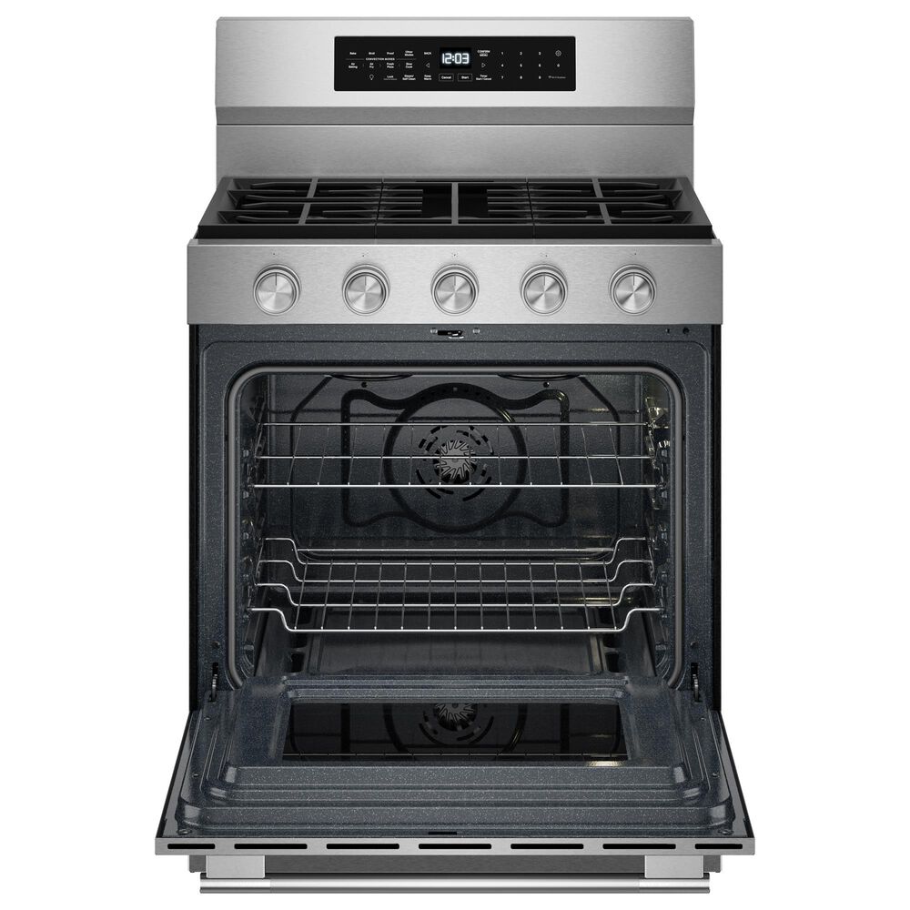 KitchenAid 4-Piece Kitchen Package with 31 Cu. Ft. French Door Refrigerator and 5 Cu. Ft. Smart Freestanding Gas Range in Stainless Steel, , large