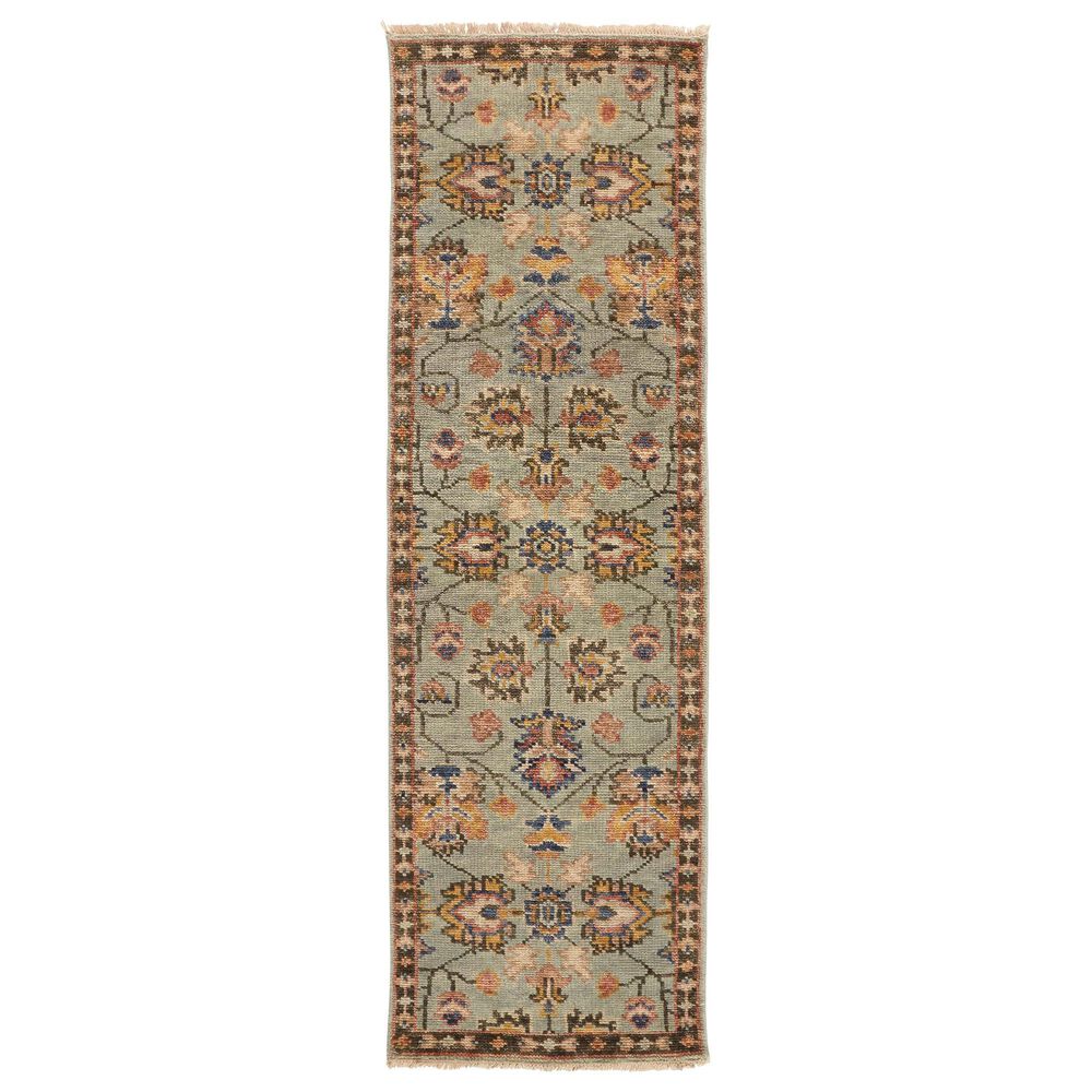 Feizy Carrington 2"6" x 8" Green and Gray Area Rug, , large