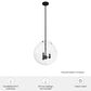 Hunter Sacha 3-Light Globe Pendant in Natural Iron, , large