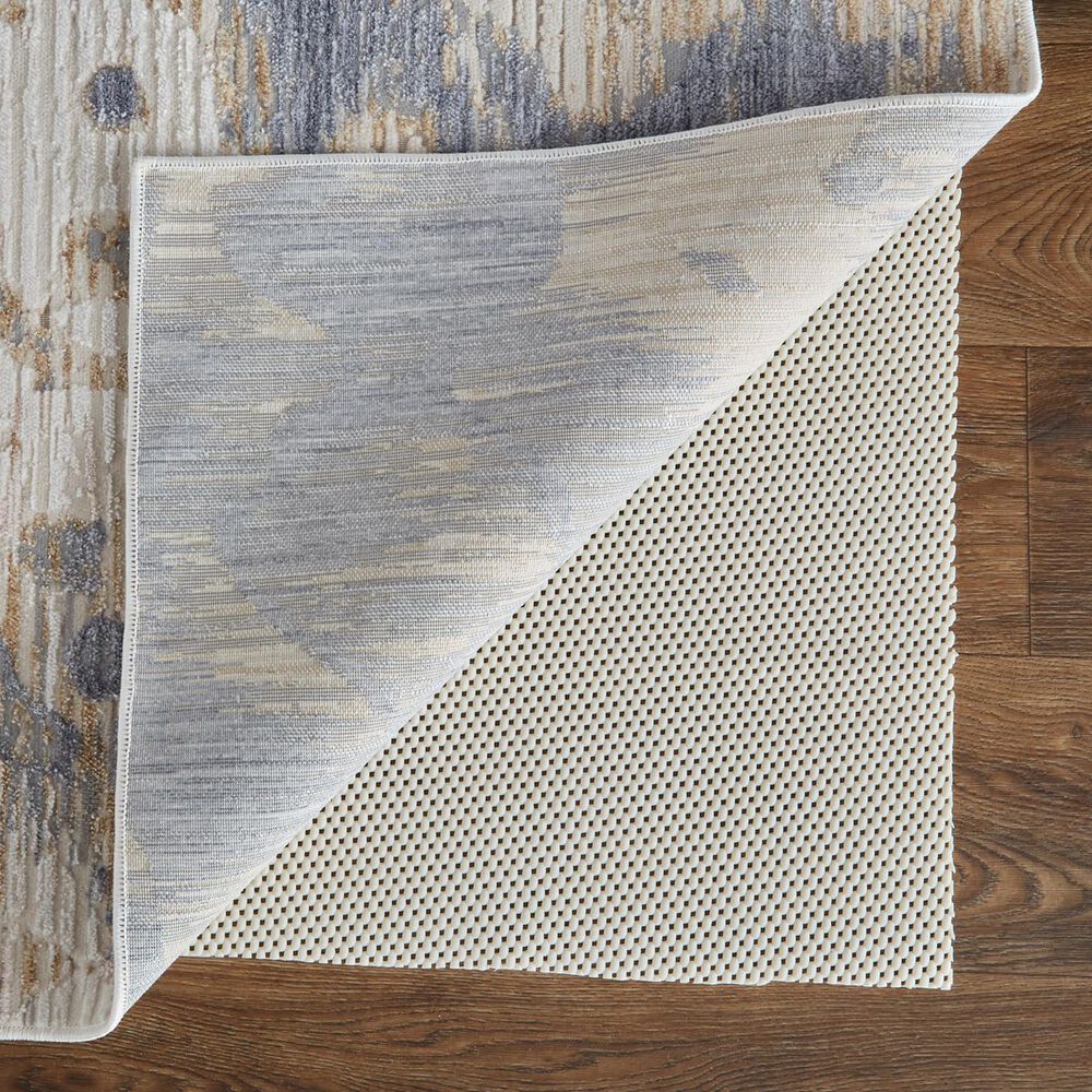 Feizy Laina 39G7F 2&#39; x 3&#39; Blue and Beige Area Rug, , large
