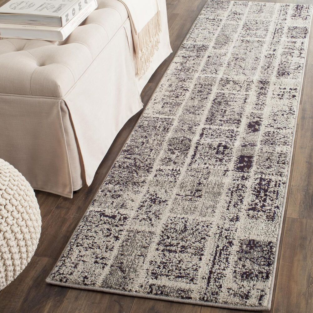 Safavieh Monaco MNC216G-28 2"2" x 8" Grey/Multi Runner, , large