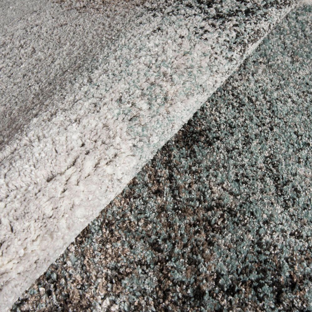 Central Oriental Structures Torrent Georgia Rain 7&#39;10&quot; x 9&#39;10&quot; Multicolor and Glass Area Rug, , large