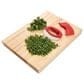 HIC Kitchen Soft-Grip Rocking Salad and Herb Chopper in Dark Red, , large
