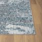 37B Allure Abstract Gray and Blue 7"9" x 9"9" Area Rug, , large