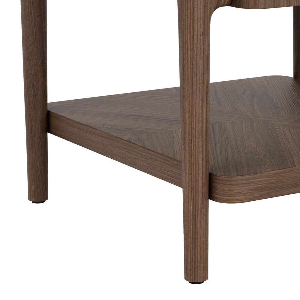 Riverside Furniture Delia End Table in Nouveau Walnut, , large