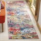 Safavieh Monaco MNC258M 2"2" x 8" Blue and Orange Runner, , large
