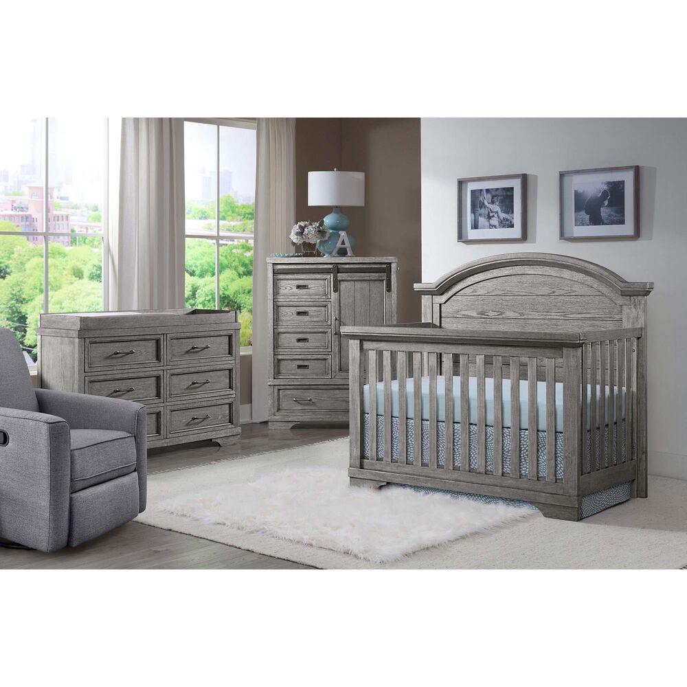 Eastern Shore Foundry 5-Drawer Chifferobe in Brushed Pewter, , large