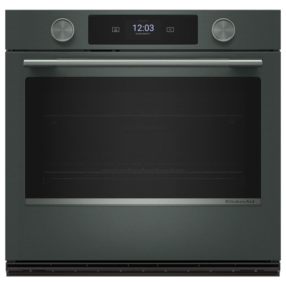 KitchenAid 2-Piece Kitchen Package with Juniper 30" Smart Single Wall Oven and Black 30" Electric Cooktop, , large