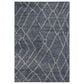 Karastan Tangier RG192-3259 2" x 8" Spartel Blue Steel Area Rug, , large