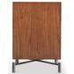Bernhardt Brasea 3 Drawer Nightstand in Lume and Tungsten with USB Ports, , large