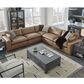 Ashley Emilia 5-Piece Stationary Reversible Sectional in Caramel, , large