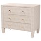 Baxton Studio Leyna 3-Drawer Storage Cabinet in Beige, , large