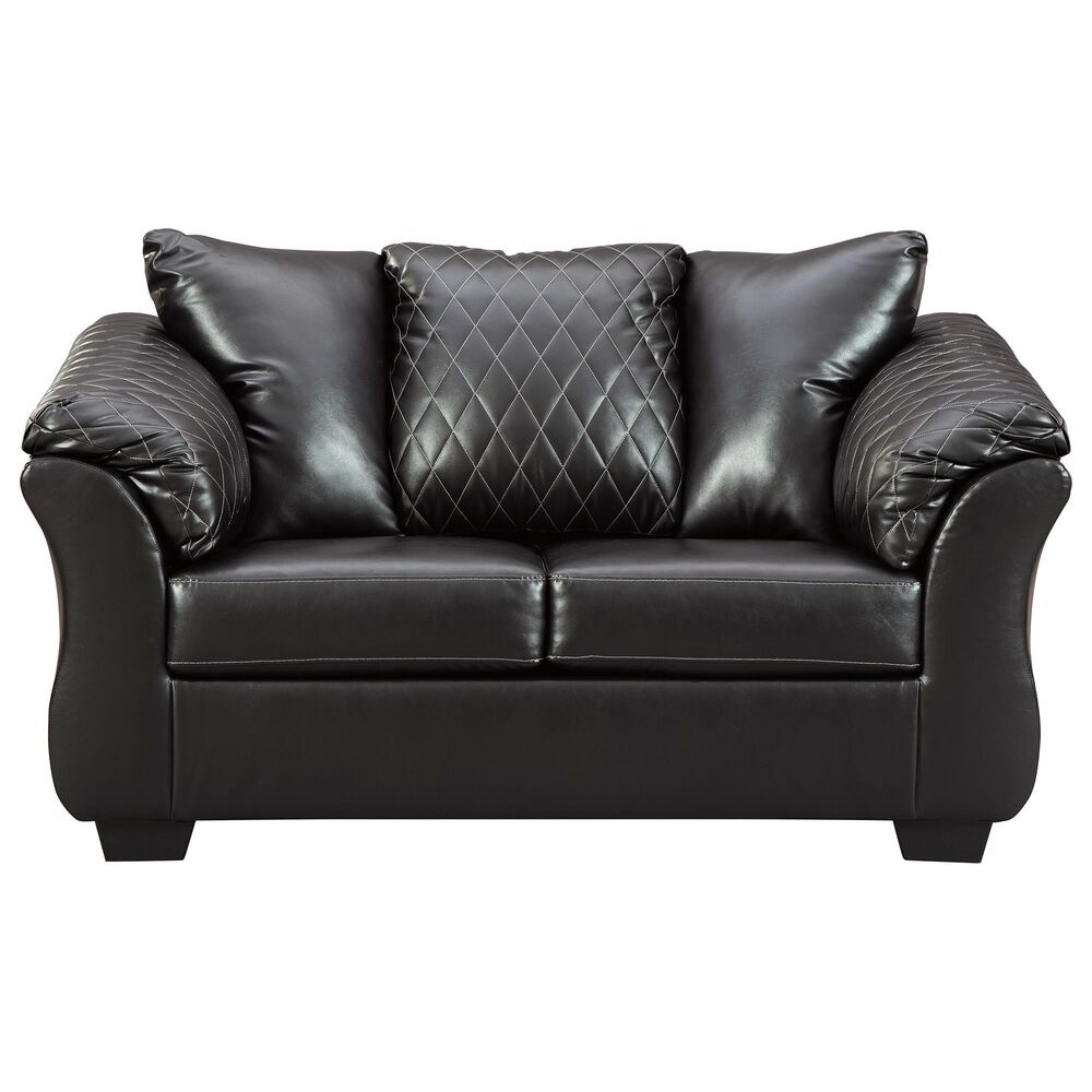 Signature Design by Ashley Betrillo Loveseat in Black, , large