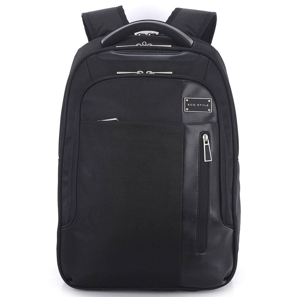 EcoStyle Tech Exec Backpack in Black, , large