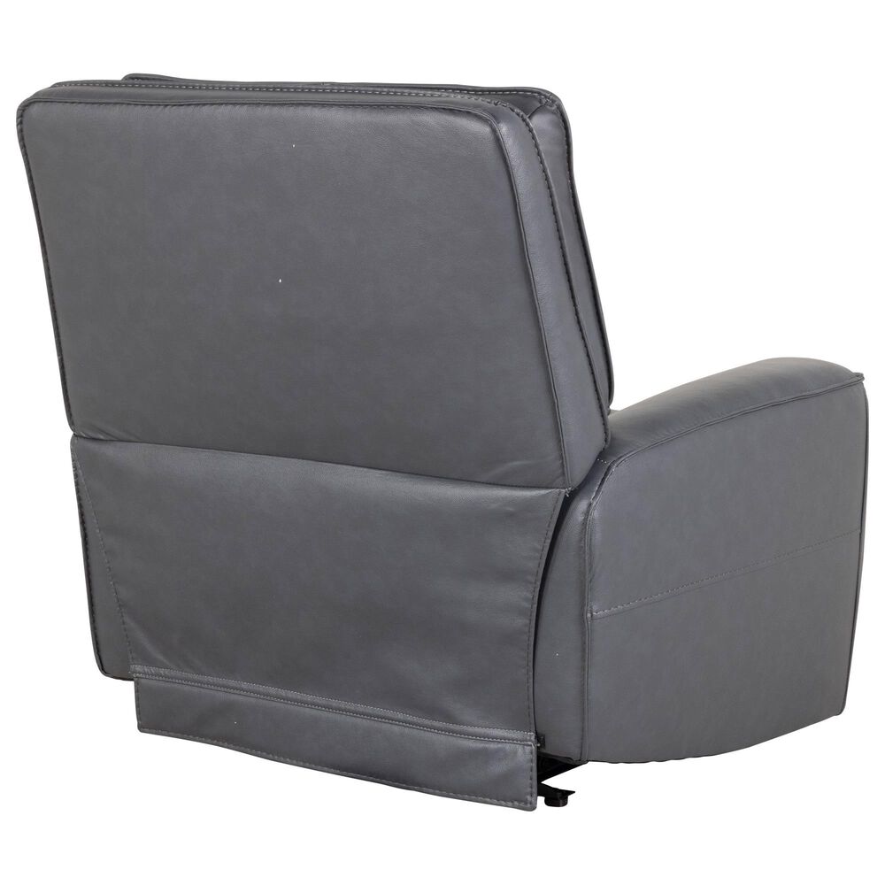Oxford Furniture Zero Gravity Power Reclining Console Sofa with Power Headrests in Ajax Indigo, , large