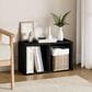 HOMLUX 2-Tier Open Shelf Bookcase in Blackwood, , large